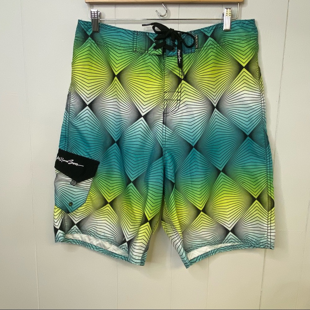 Maui and Sons Board Shorts Men’s Size 34
